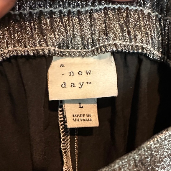 A New Day Shiny Black Maxi Skirt - Picture 2 of 3